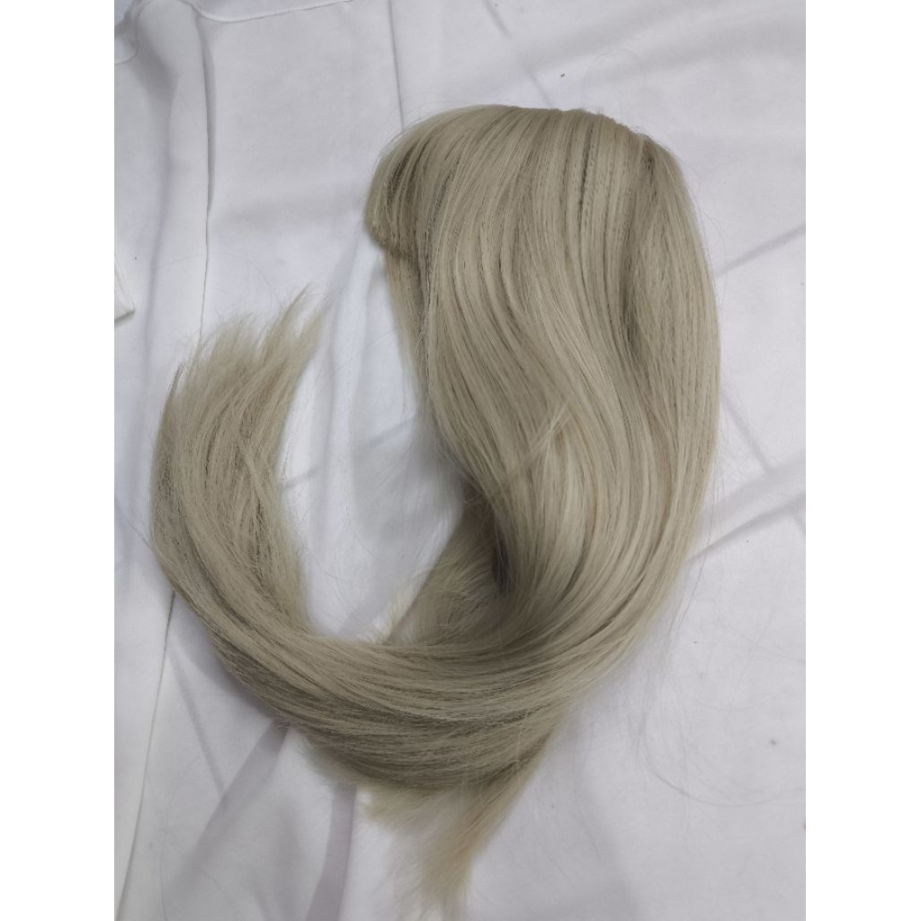 wig blonde preloved