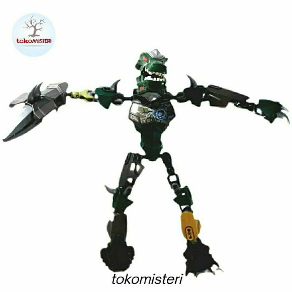 Monster Alien Godzilla Crocodile Alligator Legends Of Chima Chi Cragger Bionicle Blocks Bricks Figur