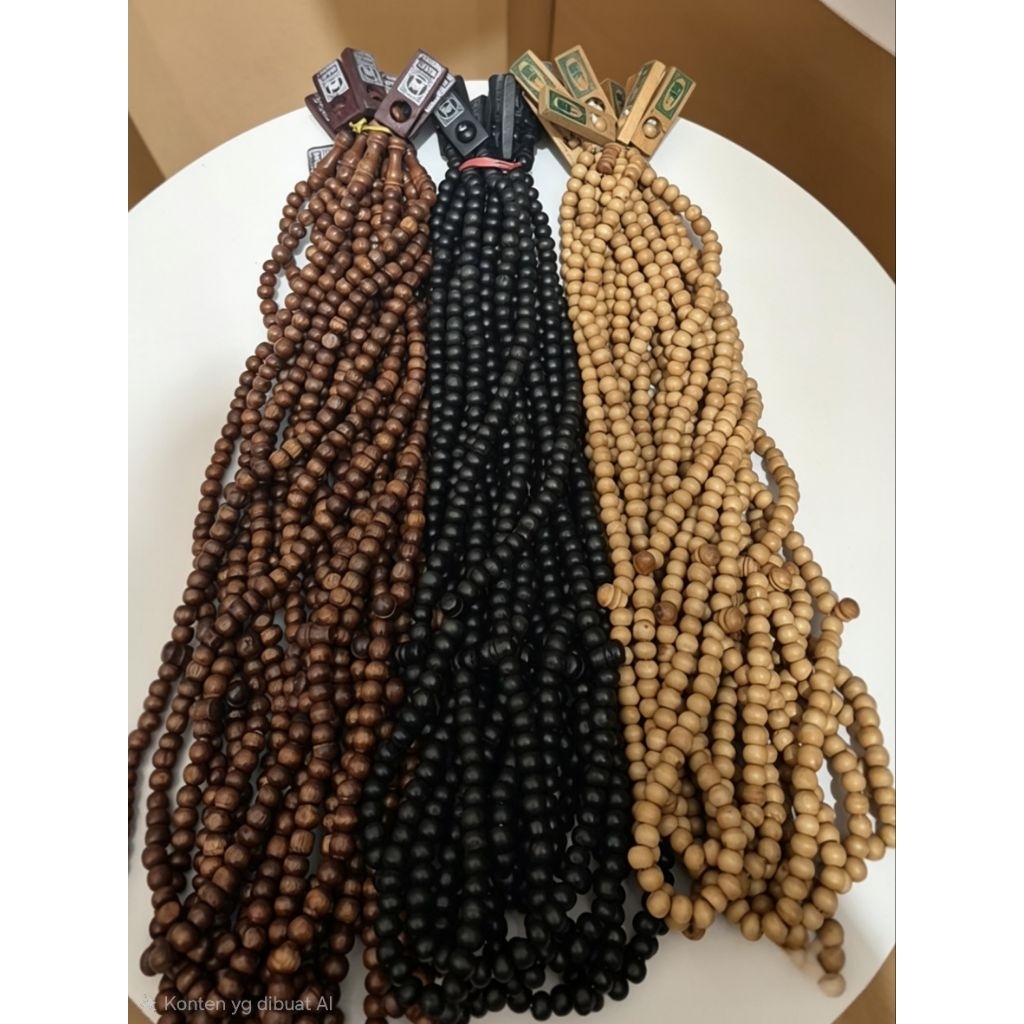 10 pcs tasbih kayu 99 tasbih besar