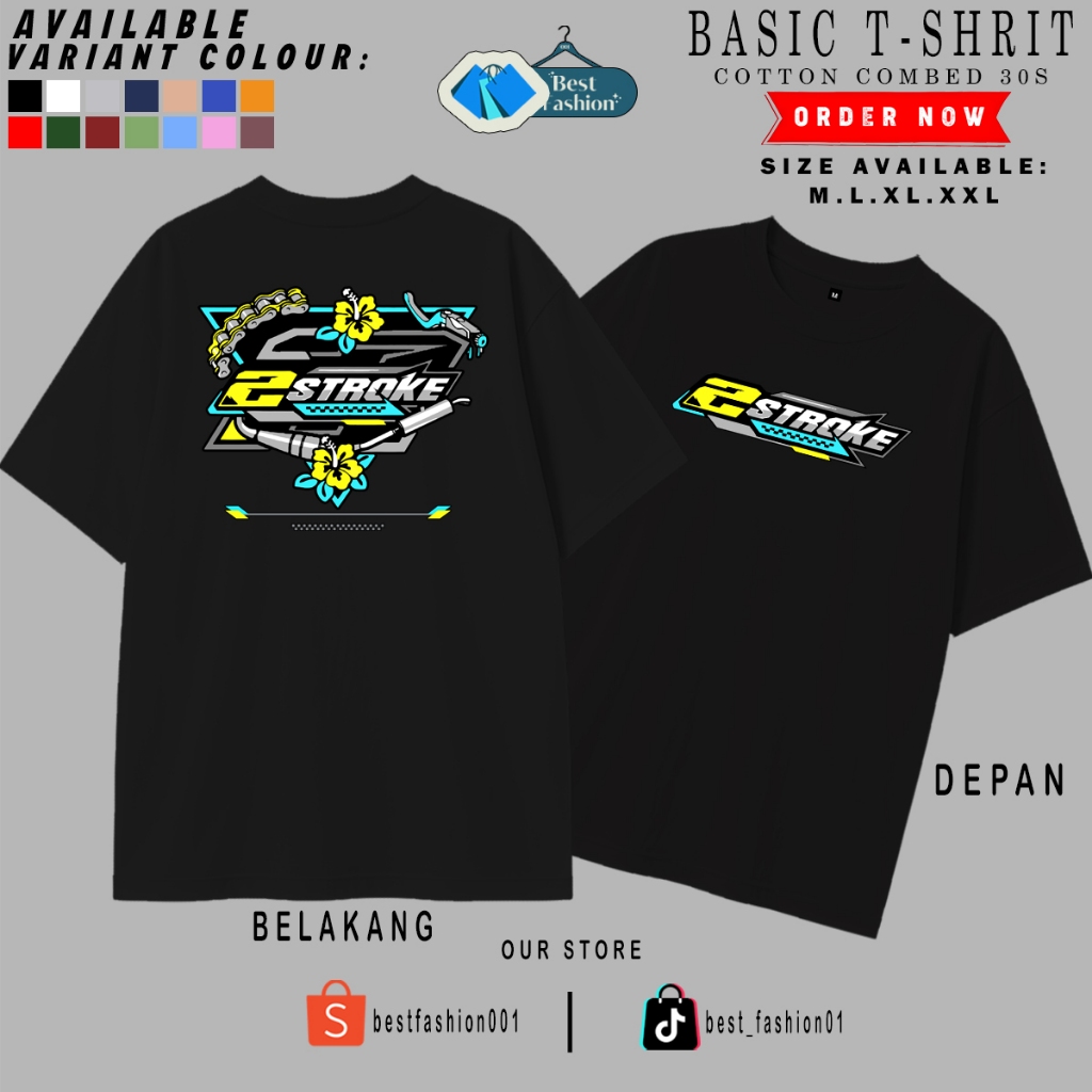 KAOS 2 STROKE | KAOS MEKANIK AMATIR | KAOS RACING ORIGINAL | BAJU RACING ORIGINAL | KAOS RACING