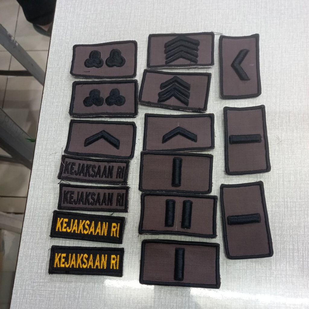 pangkat pdl kejaksaan ri bordir