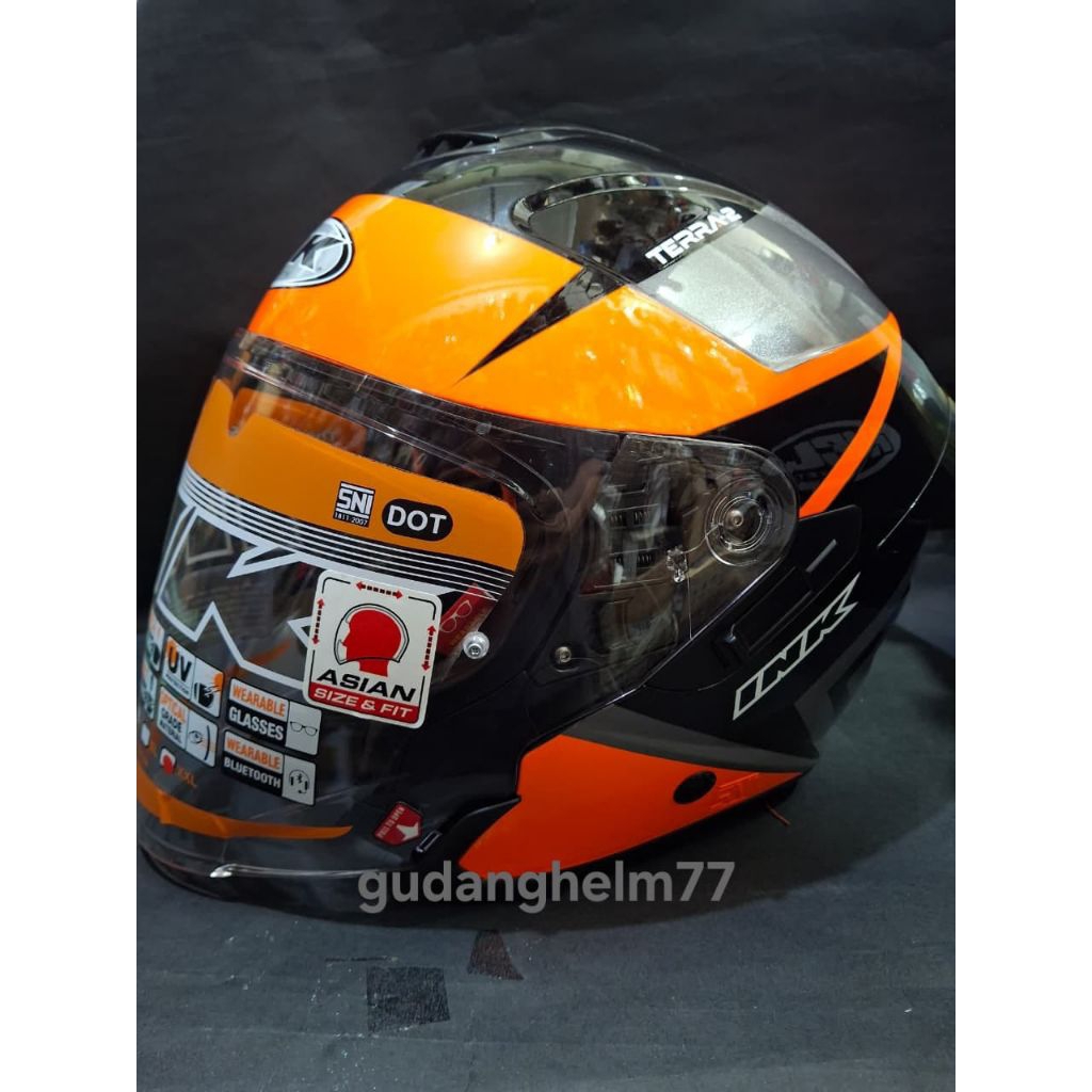 HELM INK TERRA 2 MOTIF #3 | HALF FACE