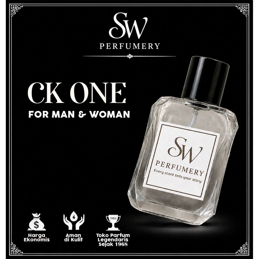 Parfum Pria CK One Parfume Cowok -SW Perfumery Jogja Tahan Lama 24 Jam