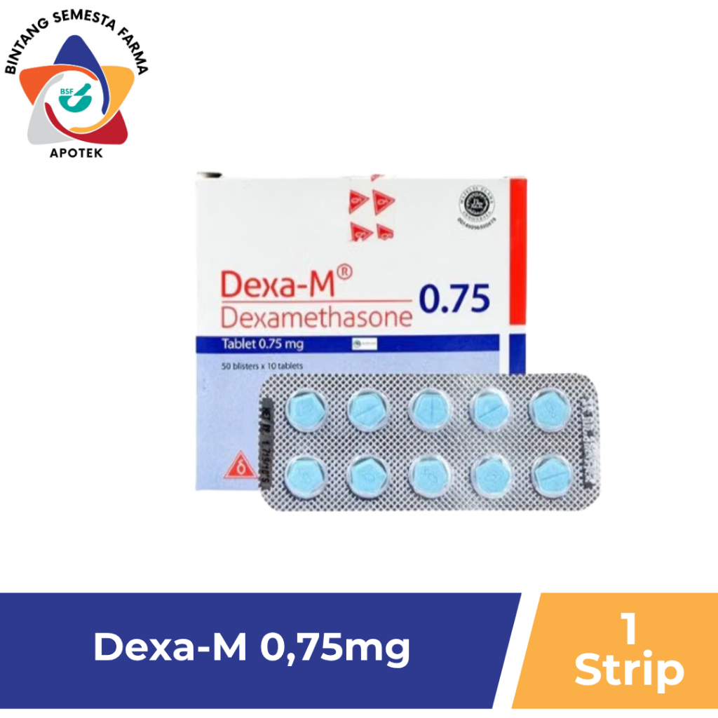 DEXA - M 0.75 MG 1 BLISTER @ 10 TABLET