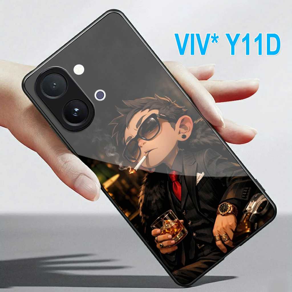 SoftCase Glass Kaca VIVO Y11D-VIVO Y11D - Casing HP  VIVO Y11D-VIVO Y11D - N229