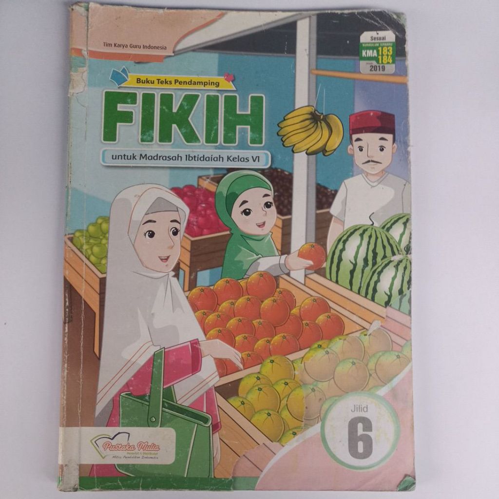 buku fiqih kelas 6 SD pustaka mulia 2019