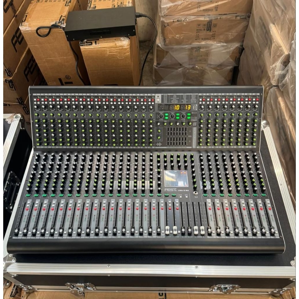 Mixer 24 Channel Fest Lenka 24 Max Double Effect Free Hardcase Original Fest Lenka 24 pro