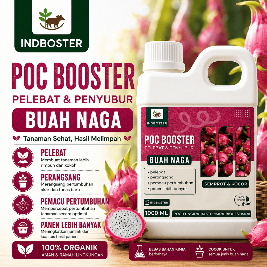 Pupuk Buah Naga Agar Berbuah Lebat / Pupuk Buah Naga Merah / Pupuk Pelebat Buah Naga / Pupuk Booster