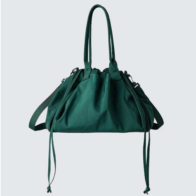 UNIQLO Drawstring bag Green