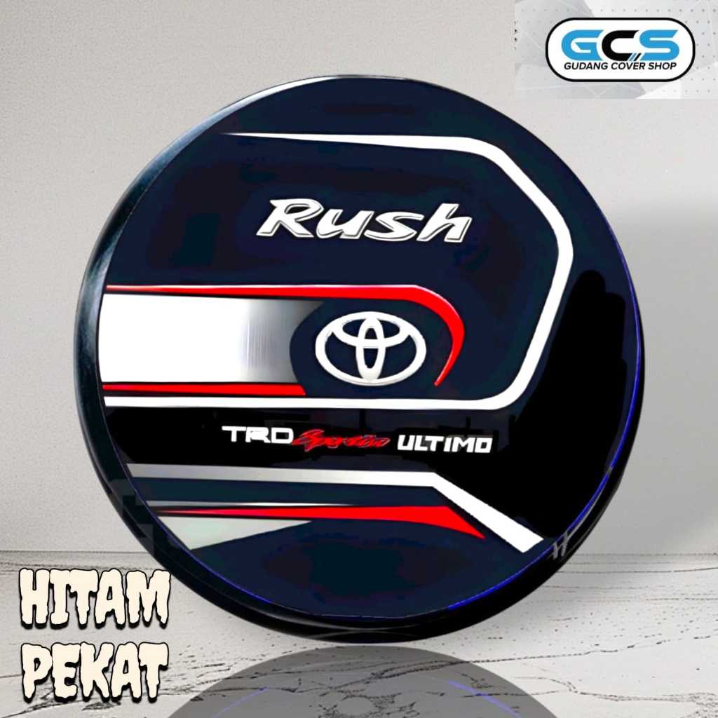 Cover Ban Serep Toyota Rush Lama Kulit Sintetis Premium Sarung Penutup Konde Ban Cadangan Mobil Rush
