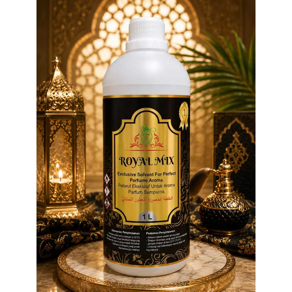 Campuran - Pelarut Parfum Spray Refill | Royal Mix - Ethanol 96% | Kemasan 1 Liter