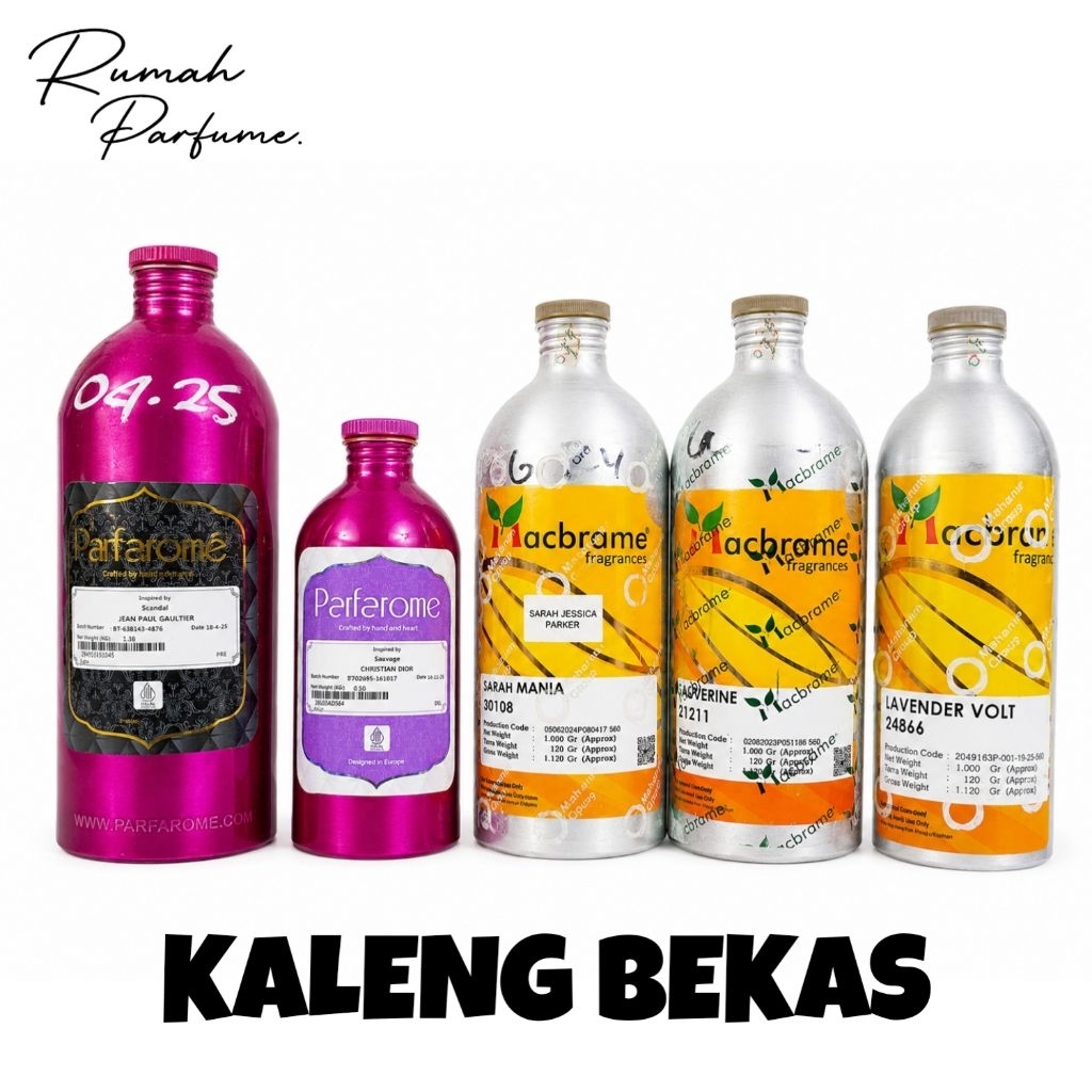 KALENG BEKAS PARFUM 500 ML & 1 KG