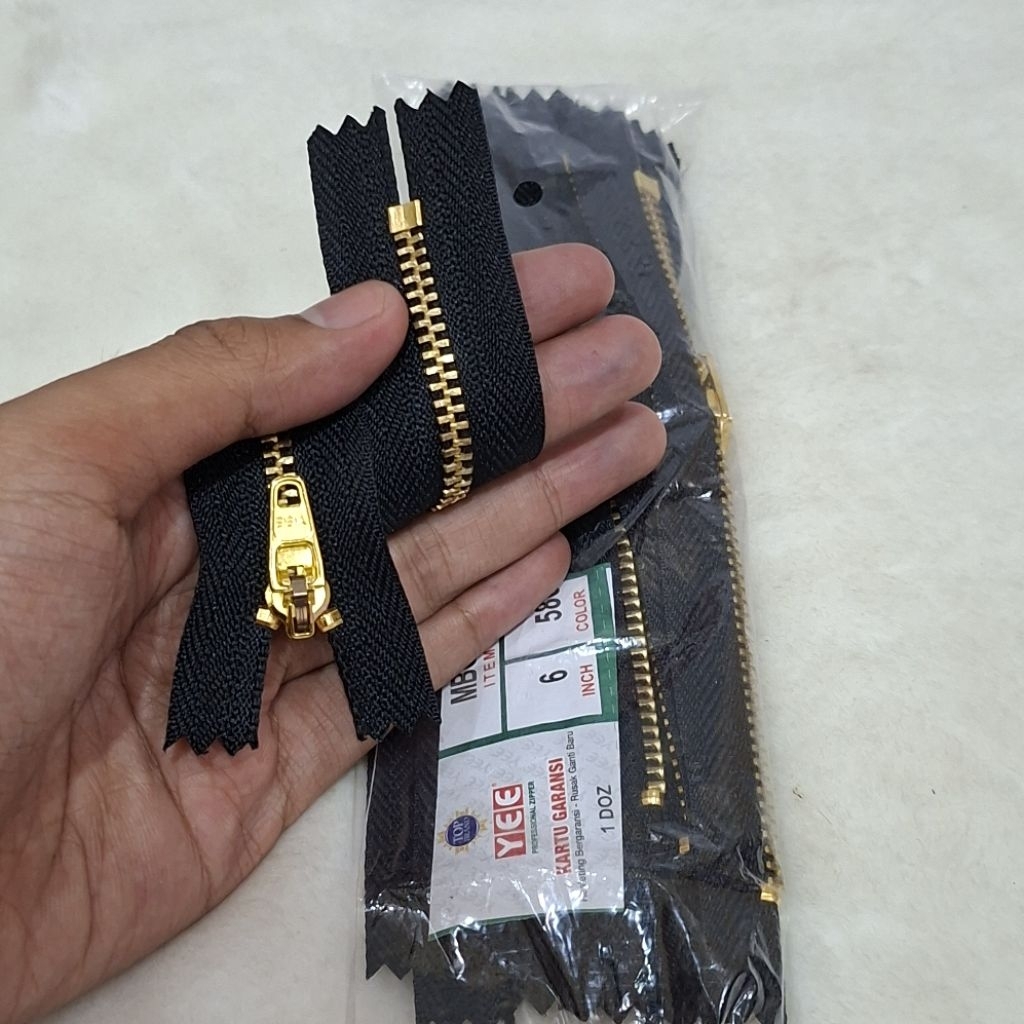 1pcs Sleting Jeans 6in Merk Yee / Resleting Jeans Yee 6in / Zipper Jeans 6in Yee