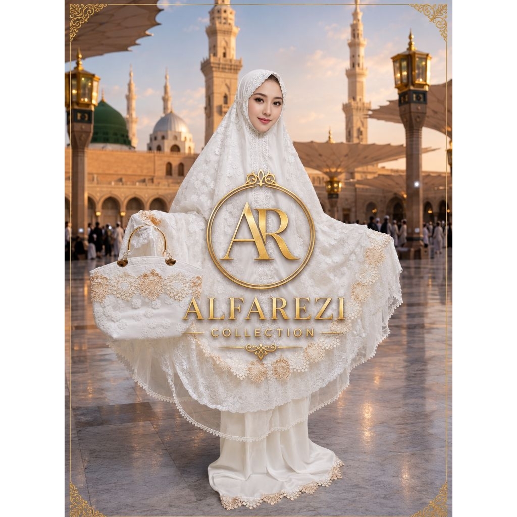 Mukena Seserahan Limitit Edition Premiun Brukat Furing Dalem Sutra Lembut Adem Anti yufi