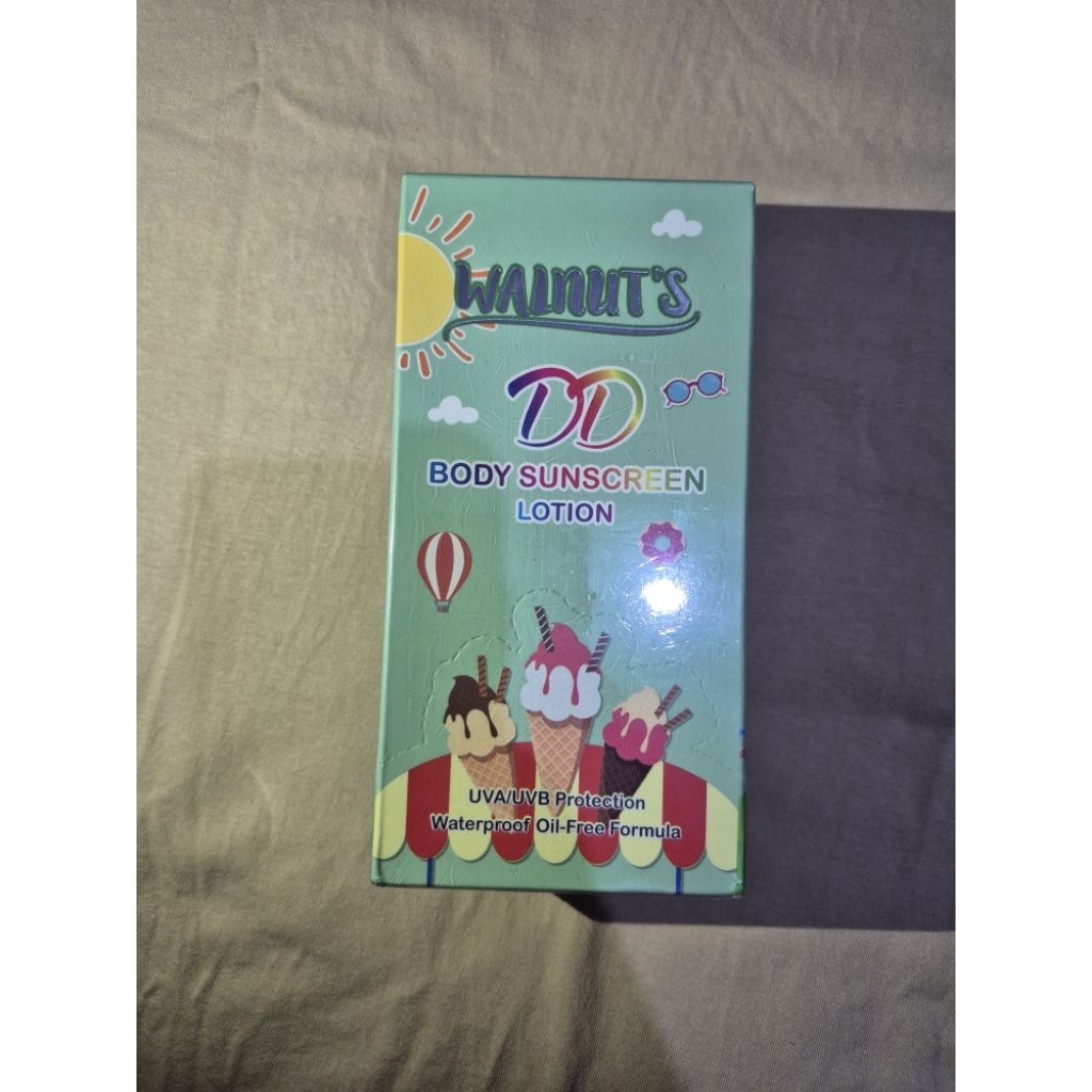Walnuts DD Body Sunscreen Lotion Original Thailand