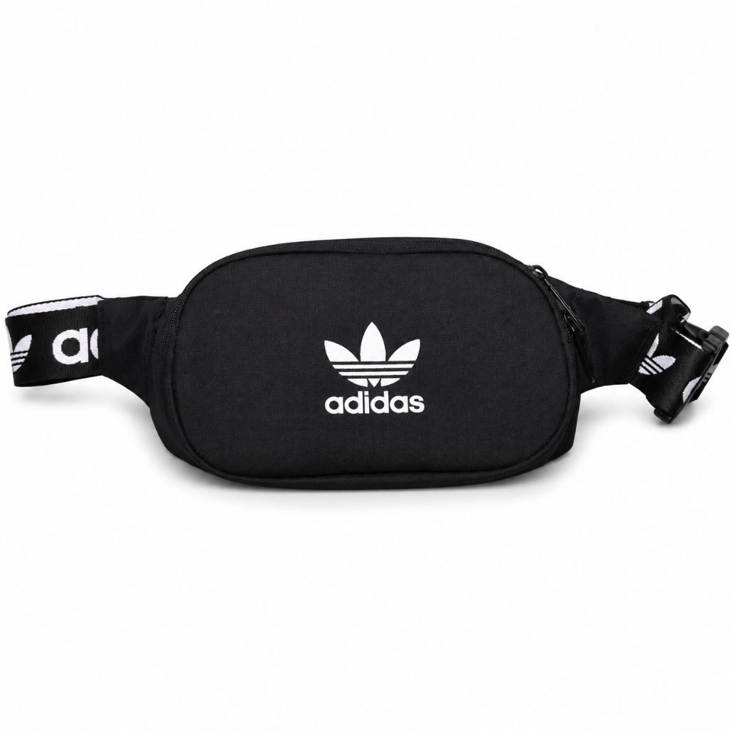 Adidas Adicolor Branded Webbing Waist Bag 100% Original Tas Selempang Pria Wanita