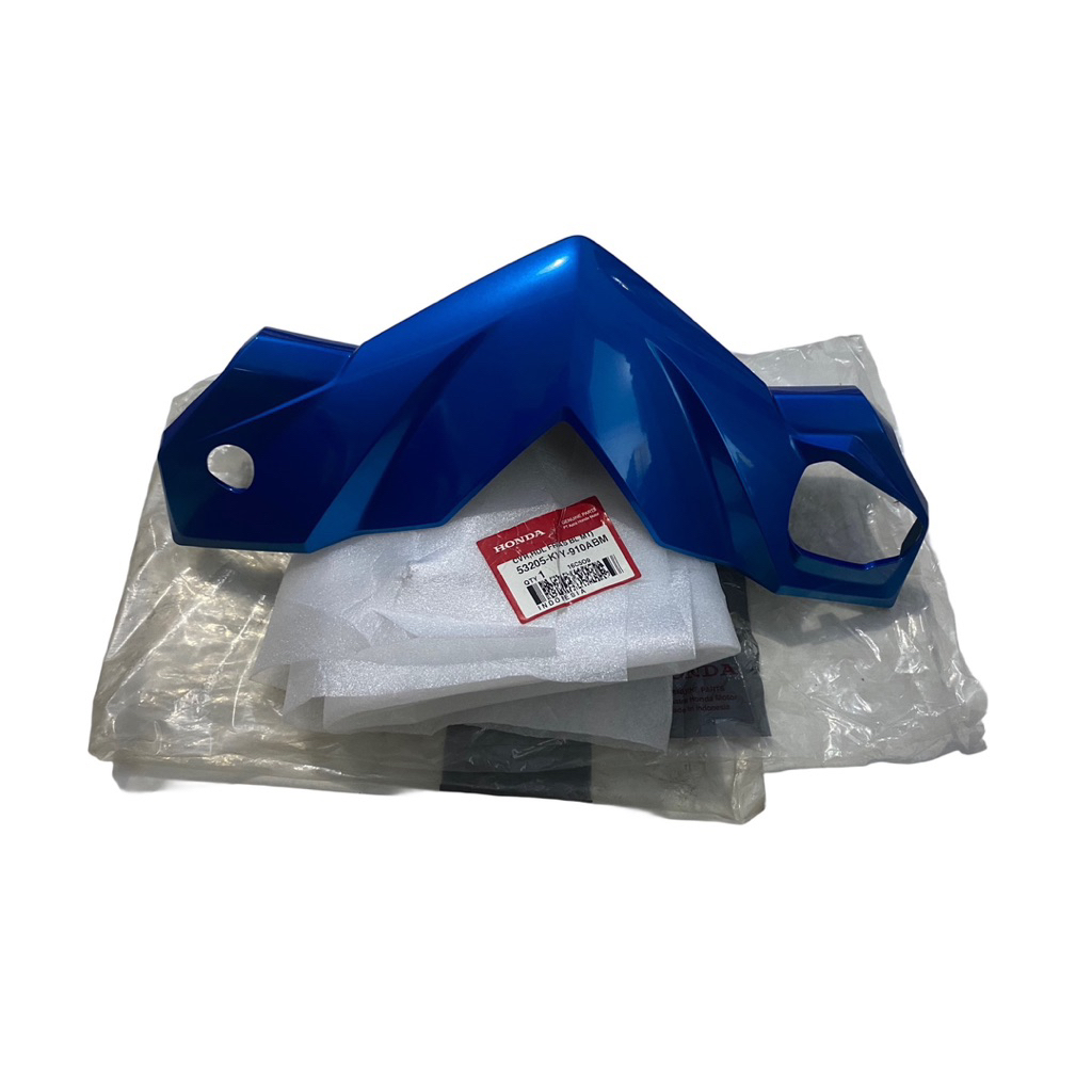 53205 KVY 910ABM Batok lampu depan beat karbu karburator biru muda original baru AHM