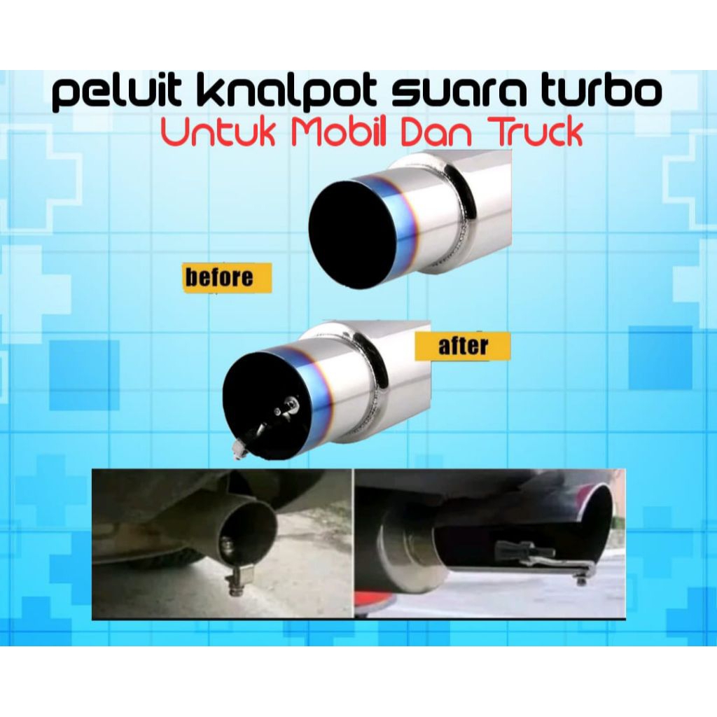 Peluit knalpot suara turbo