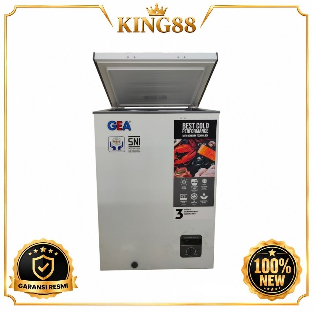 GEA AB-108-R Chest Freezer 100 Liter - Freezer GEA AB108R