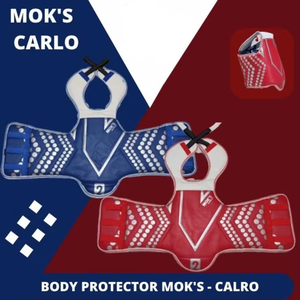 body protector MOKS CARLO Body protector Taekwondo.Moks tebal Carlo