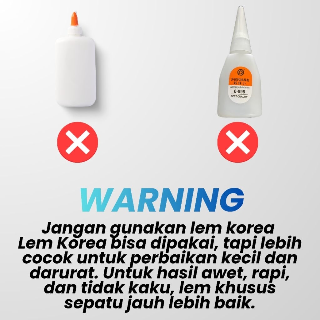 Elglow Lem Sepatu Premium Quality - Ultra Shoes Glue Lem Penambal Sol Sepatu Rekat maximal 100Ml
