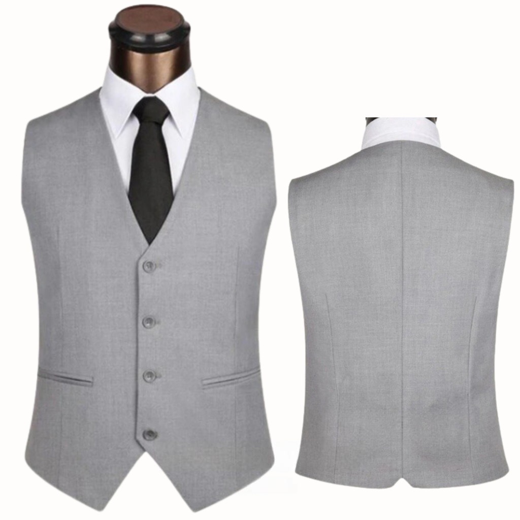 Vest Rompi Formal Pria Wanita - Setelan Dalaman Jas Cowok & Cewek / Groomsmen & Bridesmaid Wedding t
