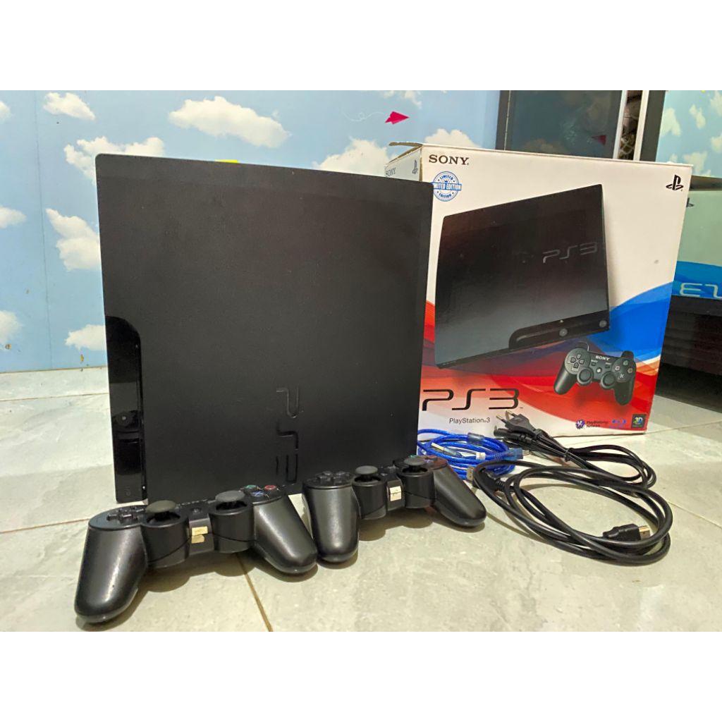 Ps3 slim 250gb belum pernah servis GARANSI