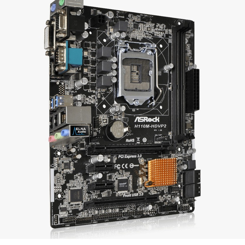 MOBO ASROCK H110M LGA 1151 DDR4 GARANSI 1 THN