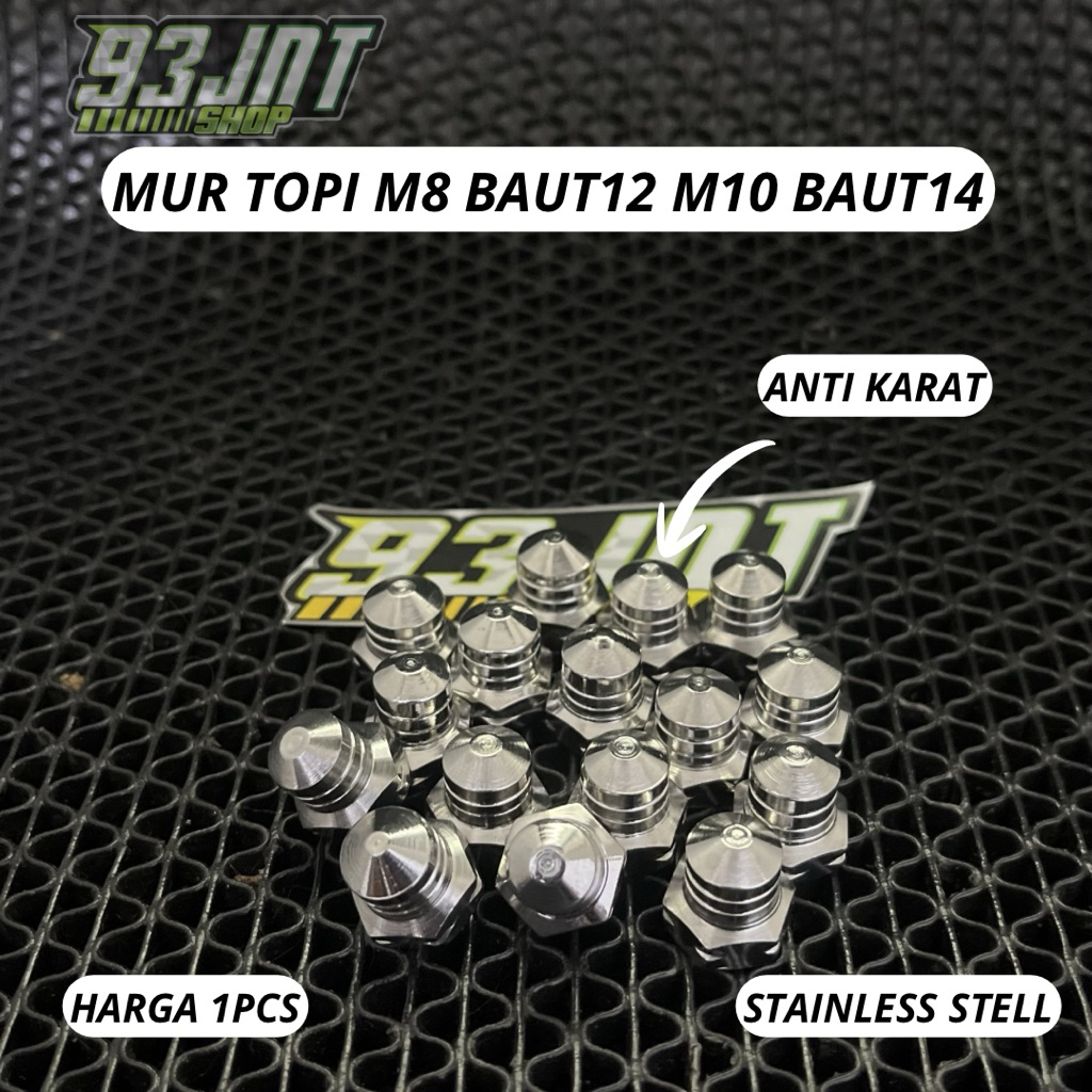 Mur Topi M8 Mur12 M10 Mur14 Stainless Custom Probolt Indonesia