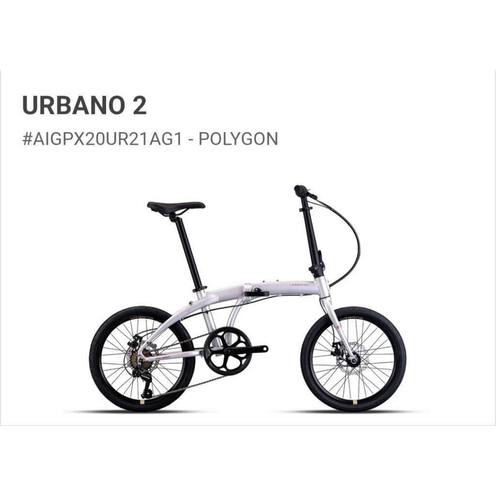 polygon urbano 2 sepeda lipat 20" Folding bike