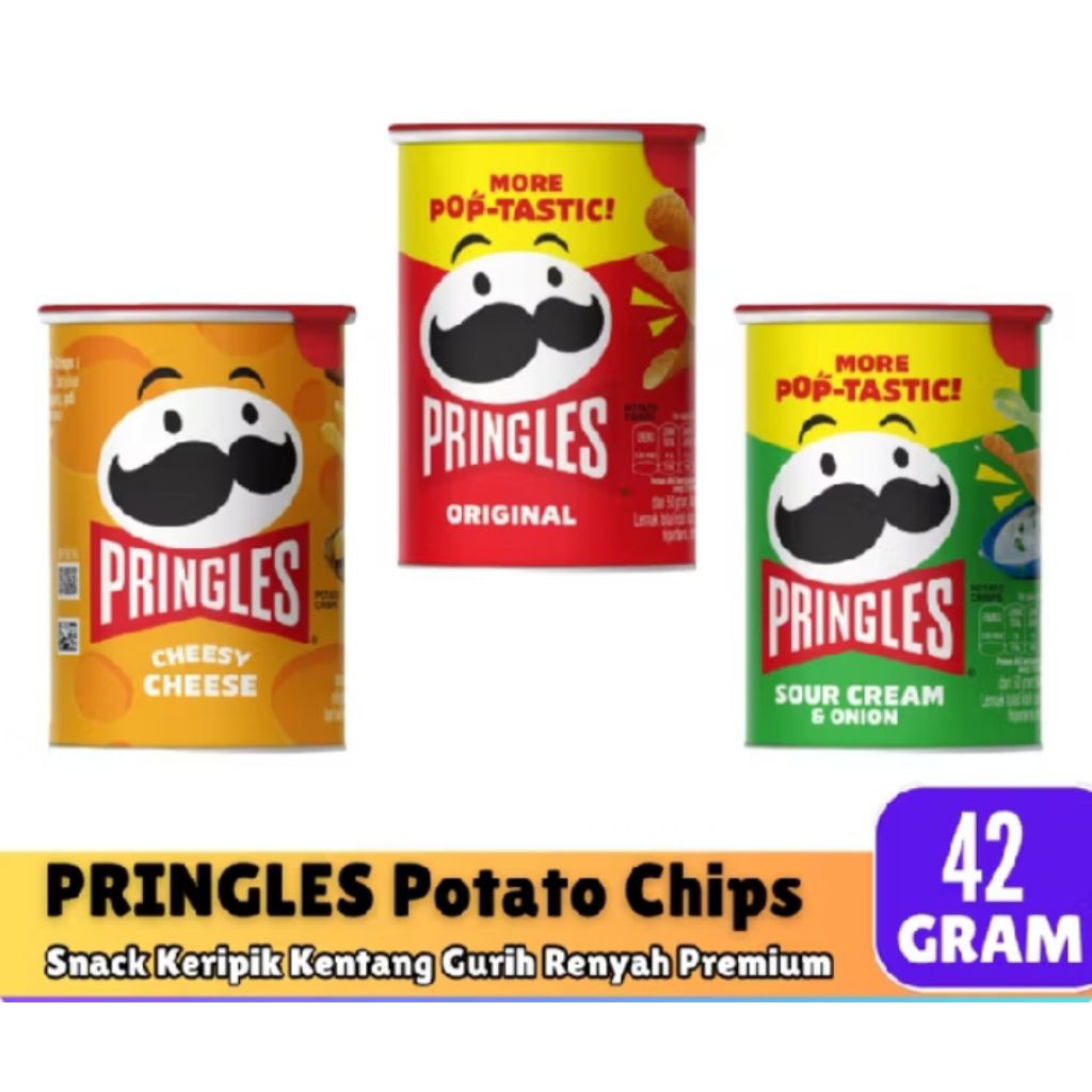 Pringles Mini Pringles Potato 42gr kecil expired 2027 original cheese