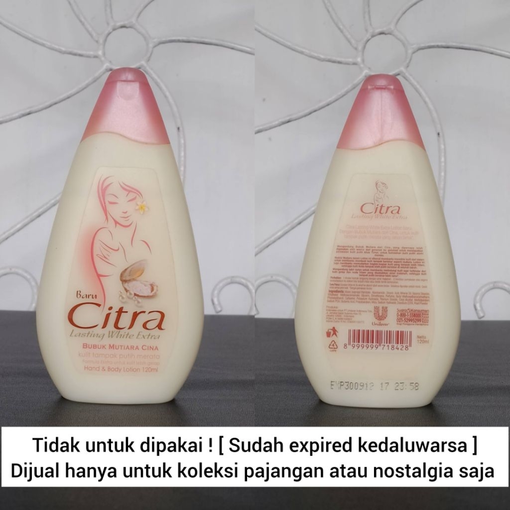 [ TIDAK UNTUK DIPAKAI ] EXP300912 KOLEKSI PRODUK JADUL CITRA 120ML HANYA UNTUK PAJANGAN SAJA