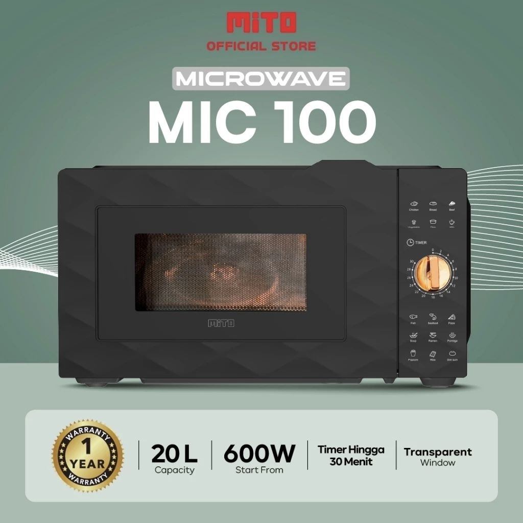 MITO Microwave MIC100 Black