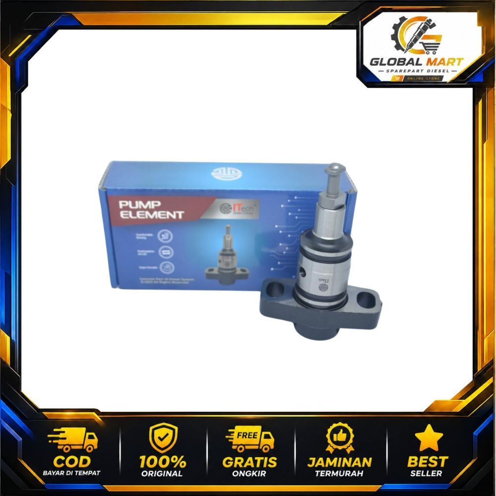 Plunger Hino Lohan 090150-6470 Original ITech Element Injection Pump Plunyer Blok Bospom Truk Hino 5