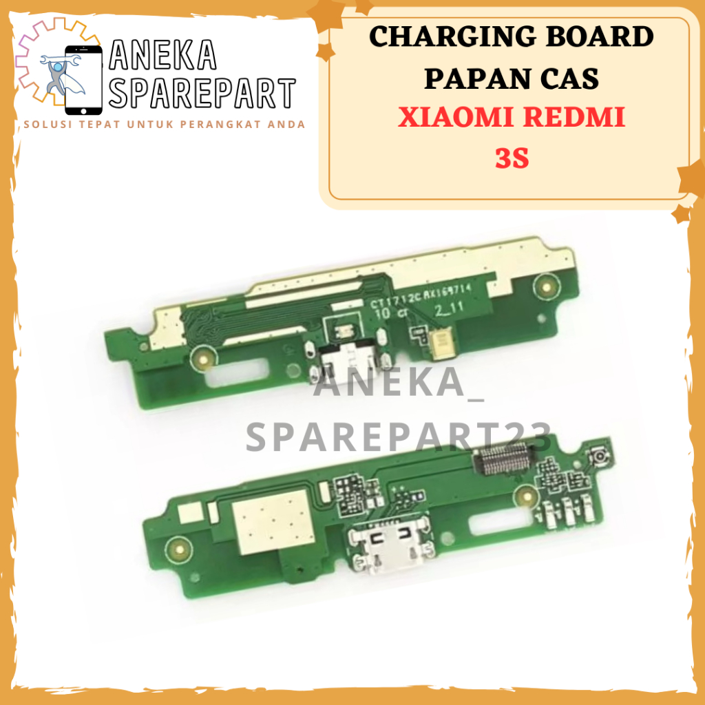 BOARD CONEKTOR KONEKTOR CHARGER PAPAN CAS REDMI 3S PLUG IN