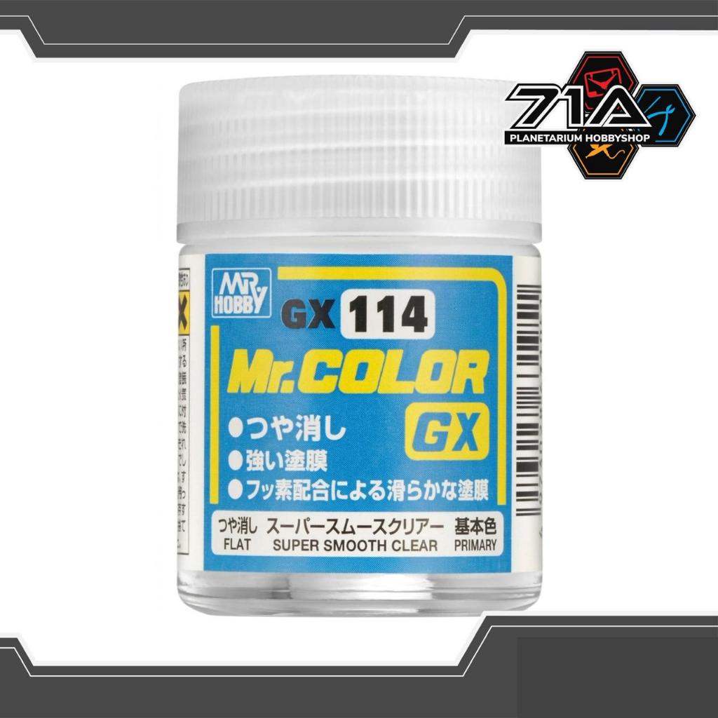 MR HOBBY GX-114 GX SUPER SMOOTH CLEAR (FLAT)