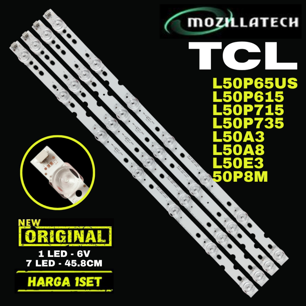 BACKLIGHT TCL 50 L50P65US L50P615 L50P715 L50P735 50P65US 50P615 50P715 50P735 4C-LB5007-ZM02J89M