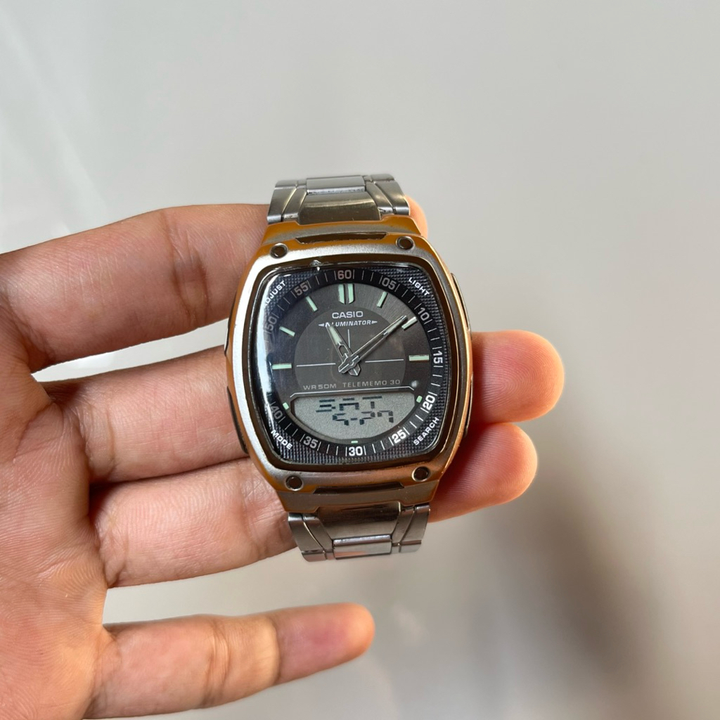 Jam CASIO AW-81 Anadigi / Analog Digital
