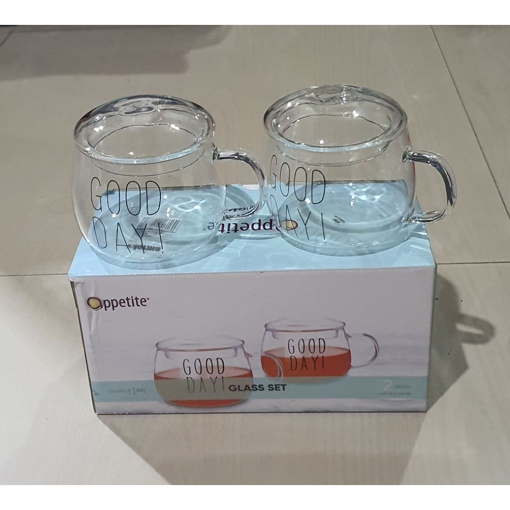 Oppetite glass set  of 2 /350 ml