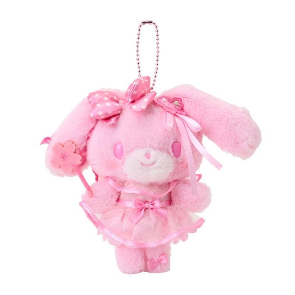 Boneka Bonbon Ribbon Sakura Plush Mascot Keychain