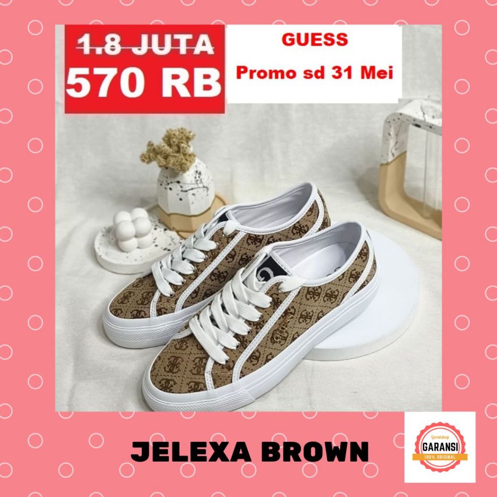 Sepatu sneakers wanita seri JELEXA Guess 100% original store