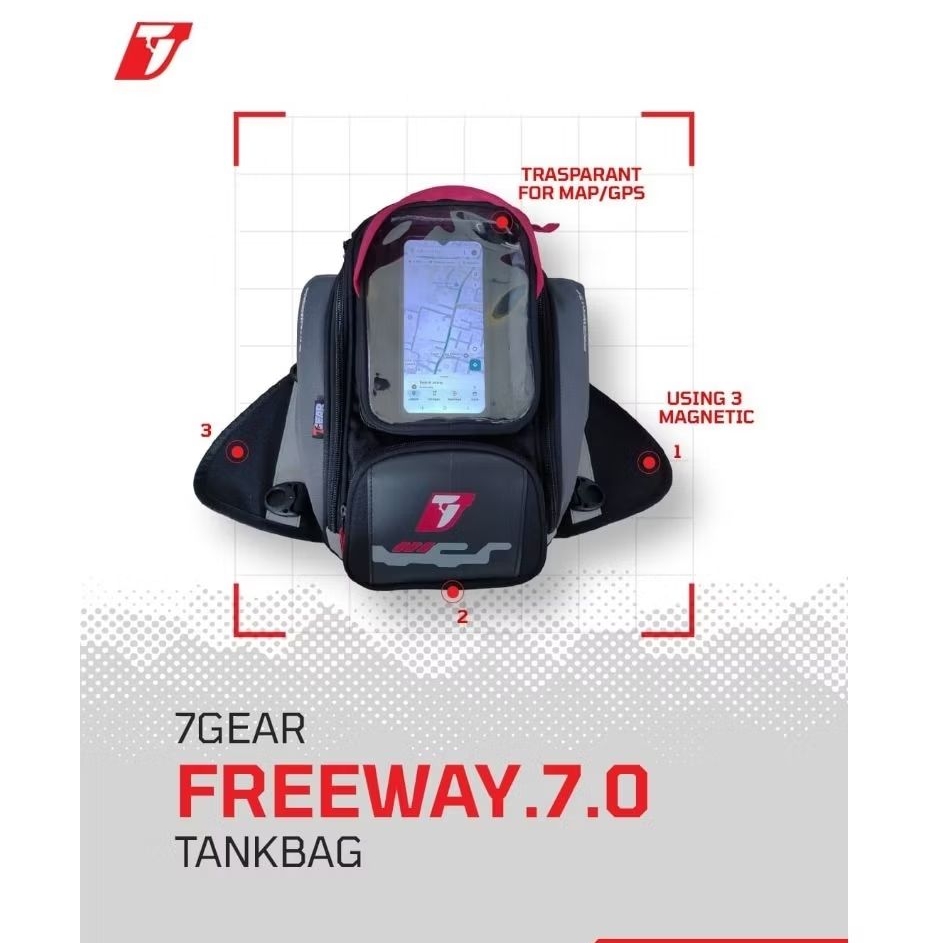 Tank Bag 7Gear Freeway 7.0
