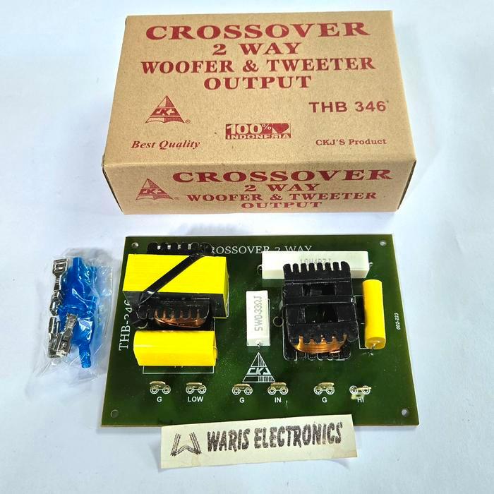 Crossover 2 Way Woofer Tweeter Low High CKJ THB 346