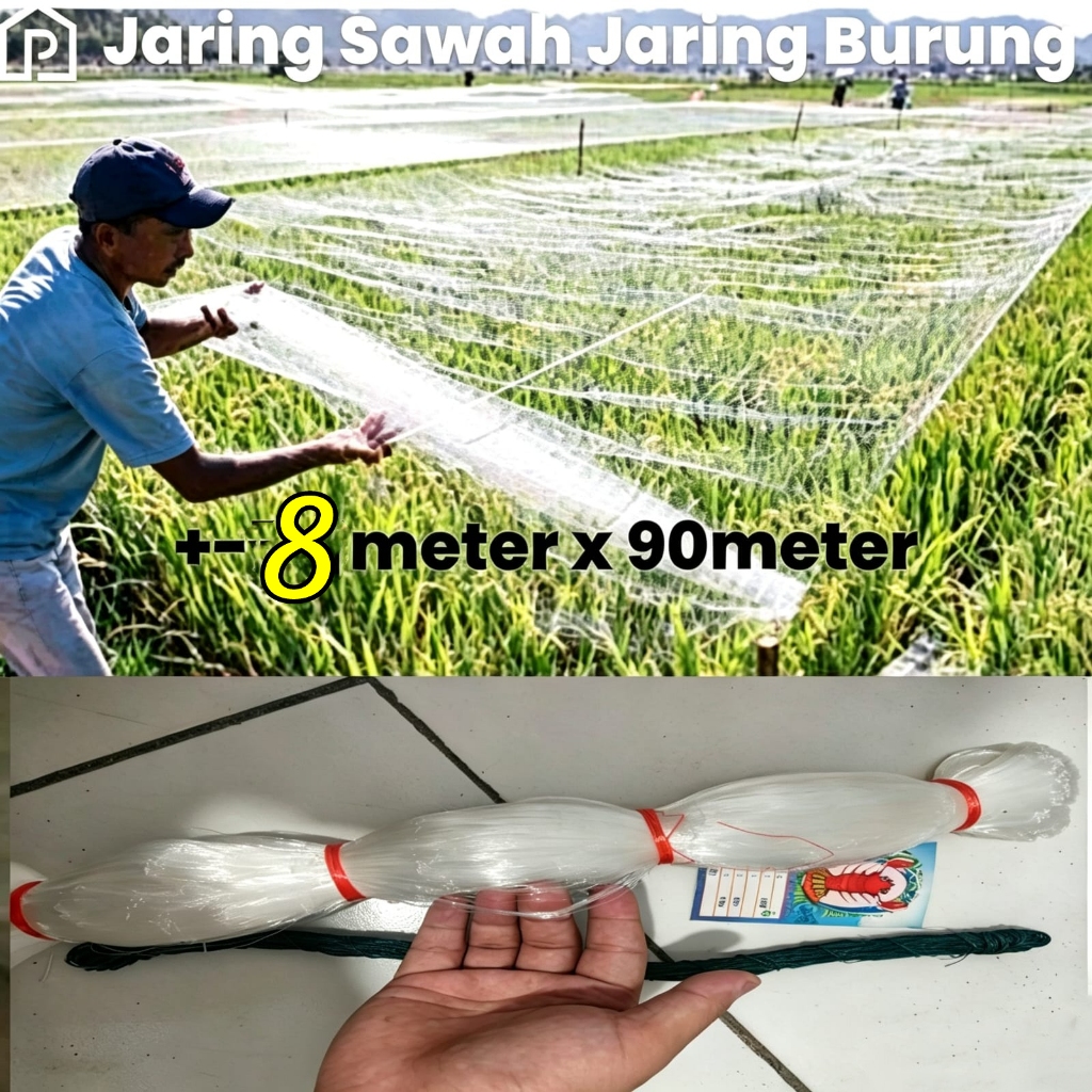 JARING SENAR / JARING BURUNG EMPRIT / JARING PADI / JARING SAWAH / JARING JAGA PADI SAWAH