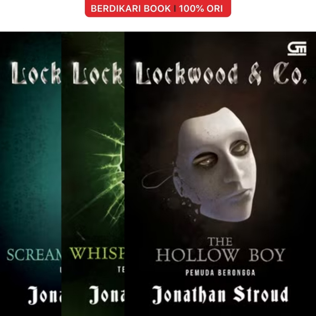Lockwood & Co#1-3 (Undakan Menjerit, Tengkorak Berbisik, Pemuda Berongga) - Gramedia