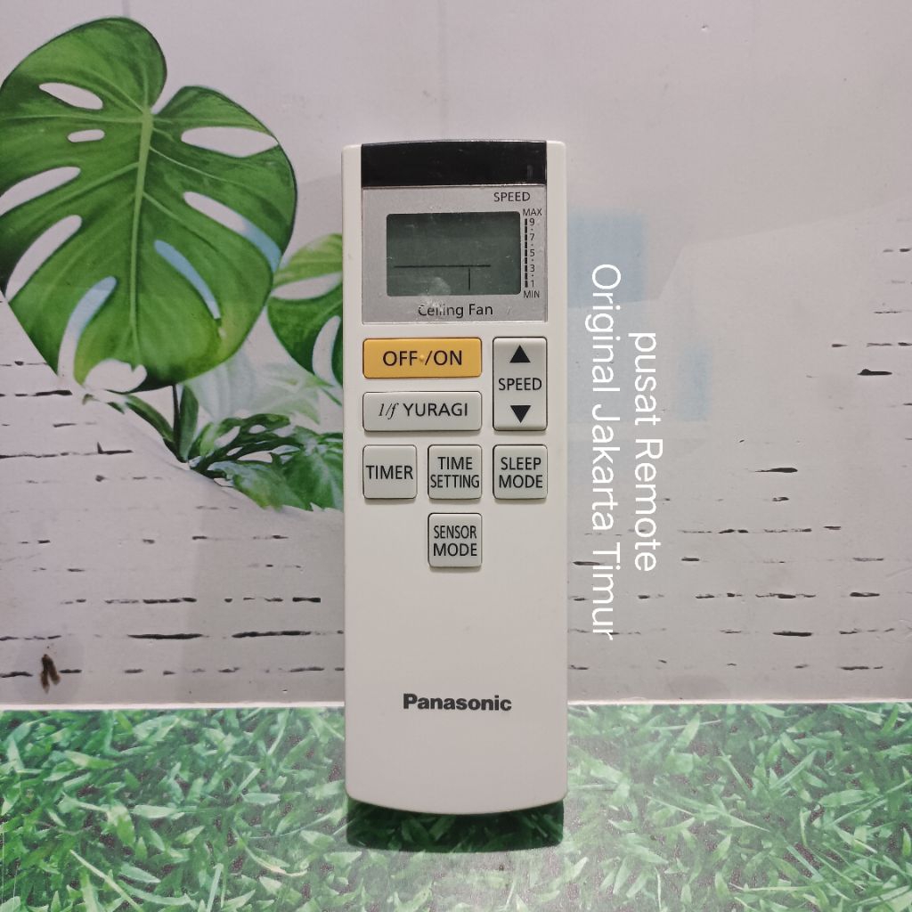 REMOTE REMOT AC PANASONI CEILING FAN YURAGI ORIGINAL ASLI