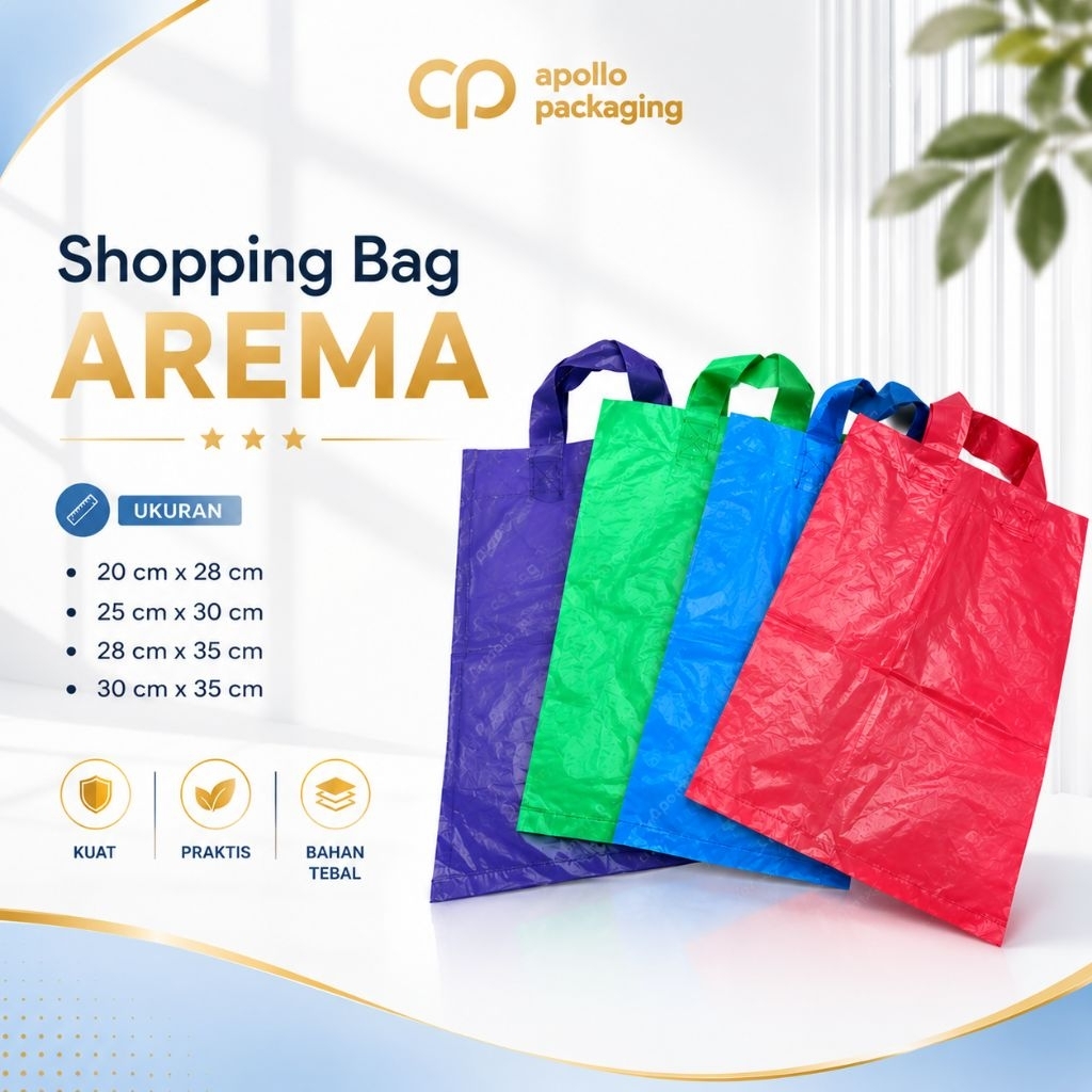 AREMA - Tas Plastik Shopping Bag 25x30 cm