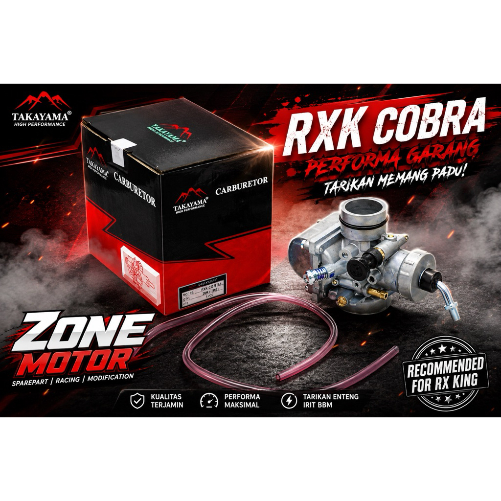 Takayama KARBURATOR tipe motor RX-KING COBRA