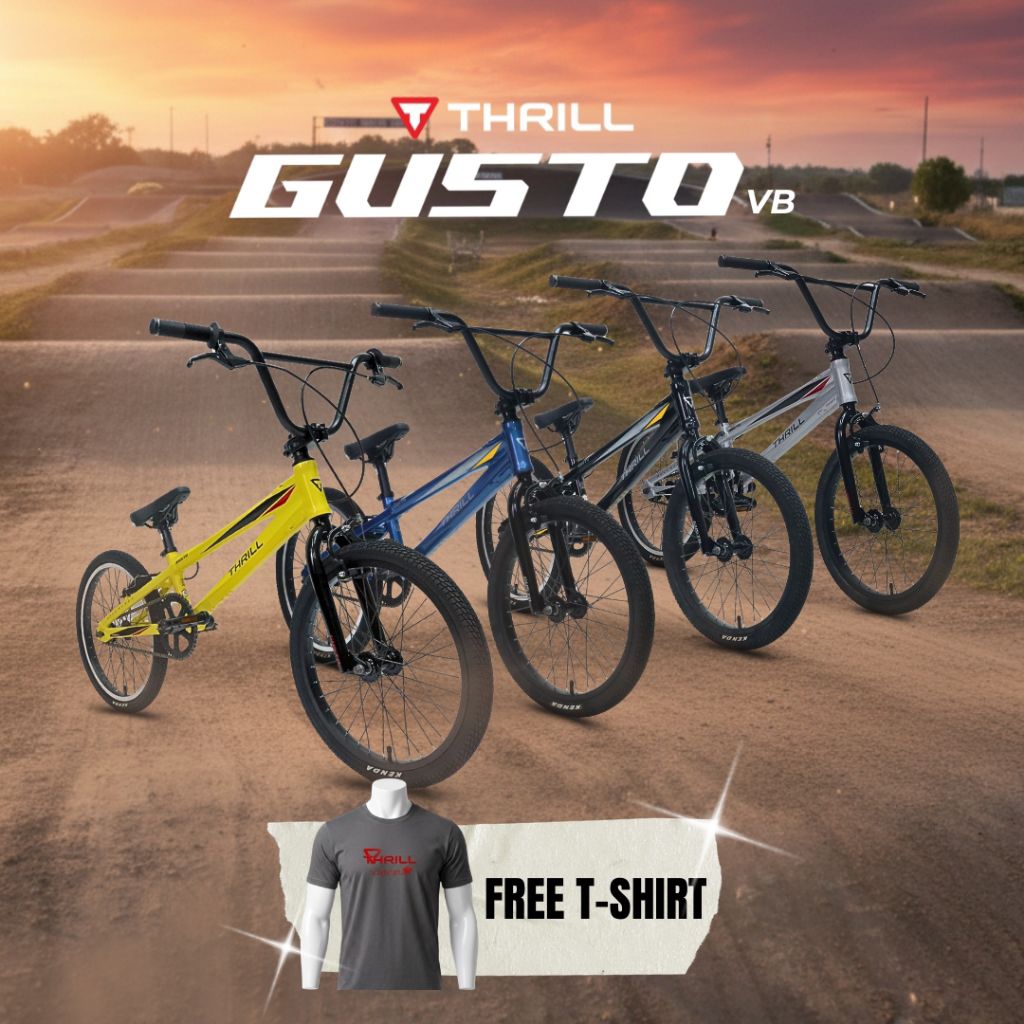 SEPEDA BMX THRILL GUSTO SEPEDA BALAP ANAK REMAJA DEWASA