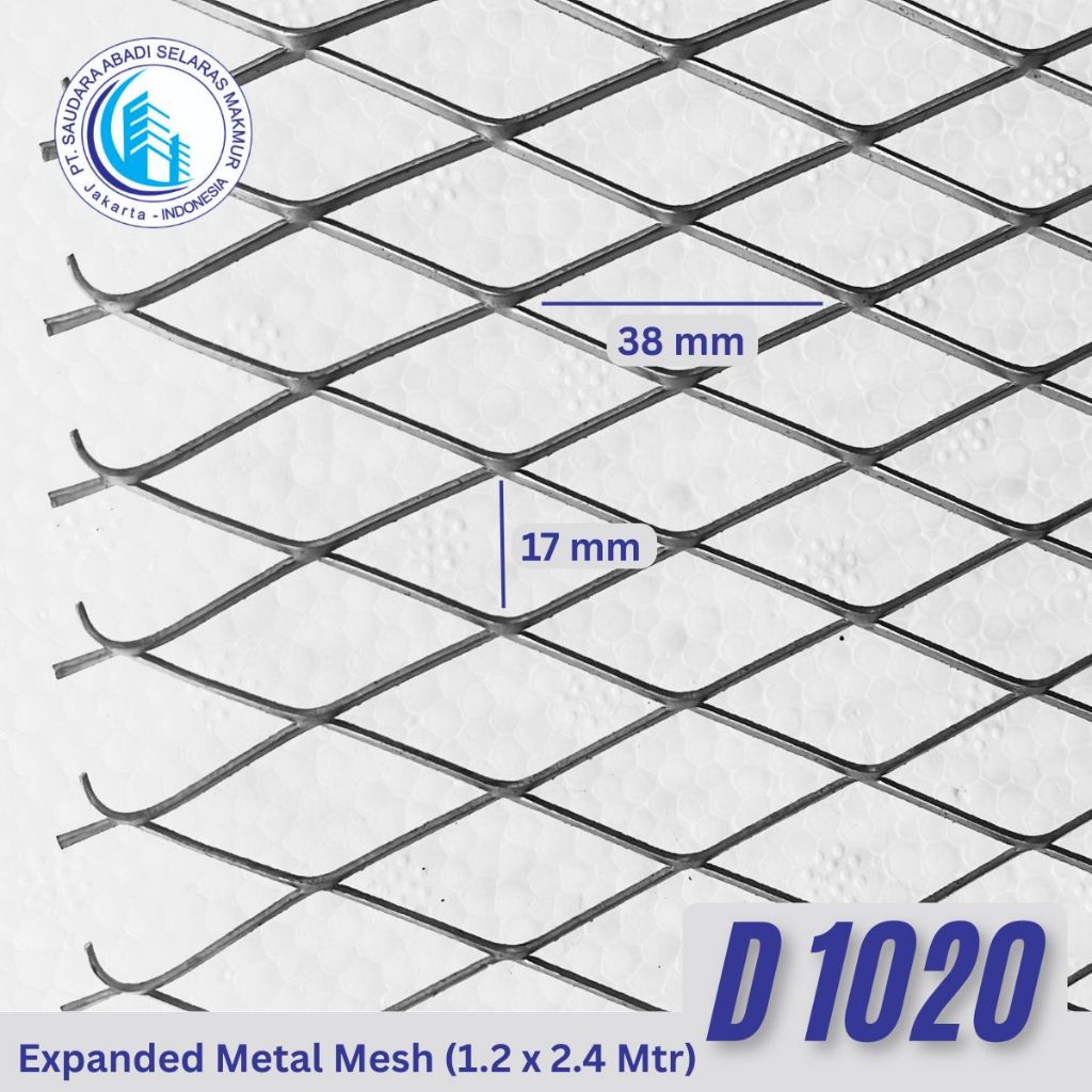 Expanded Metal 1020 / Expanded Mesh D1020 Expanda Diamond Mesh Ornamesh